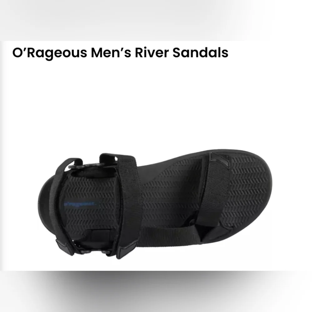 O’Rageous Men’s River Sandals Sizes 11, 12, 13 MSRP $34.99